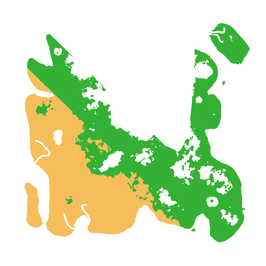 Biome Rust Map: Procedural Map, Size: 3500, Seed: 125423687