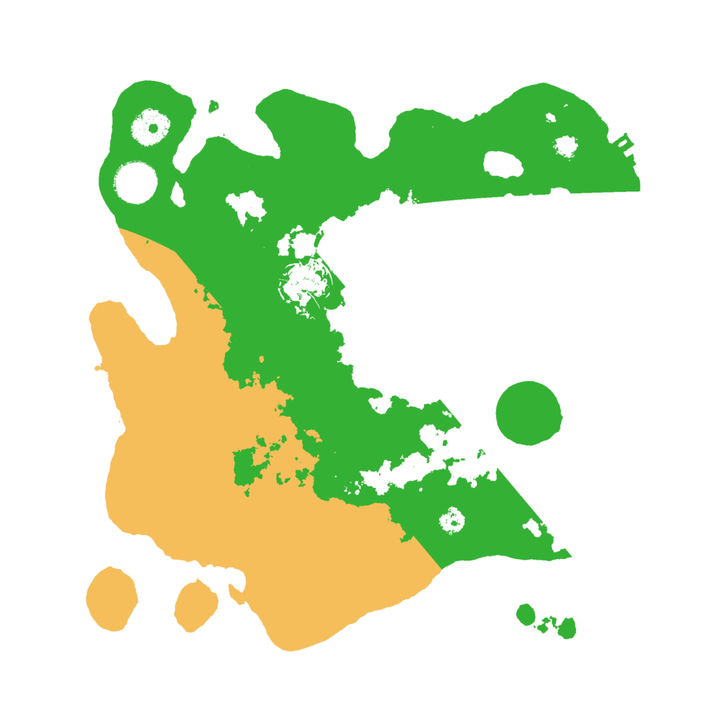 Biome Rust Map: Procedural Map, Size: 3000, Seed: 17188