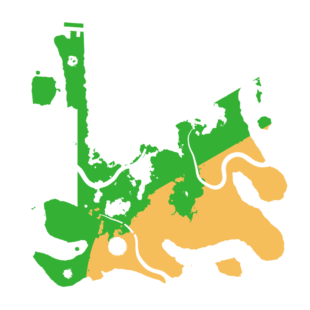 Biome Rust Map: Procedural Map, Size: 3000, Seed: 1335257371