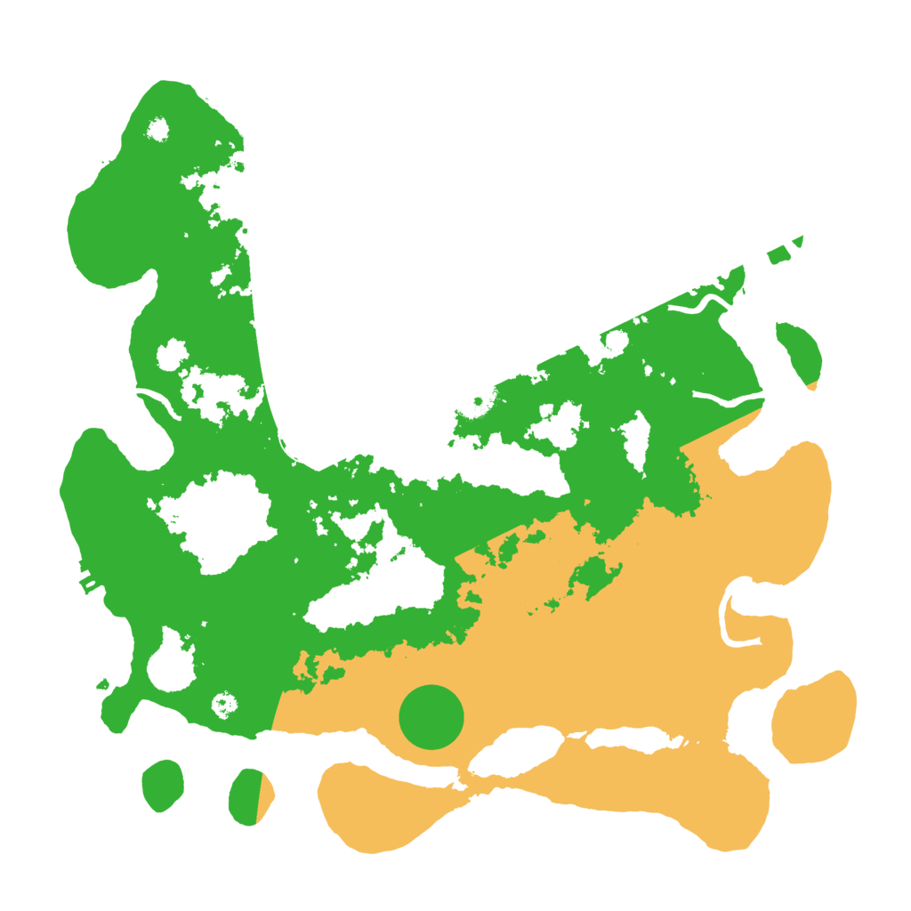 Biome Rust Map: Procedural Map, Size: 3700, Seed: 1660966270