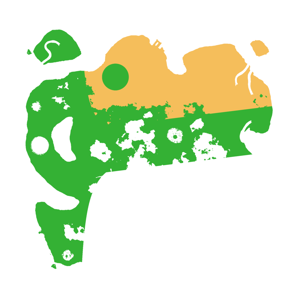 Biome Rust Map: Procedural Map, Size: 3000, Seed: 952884953