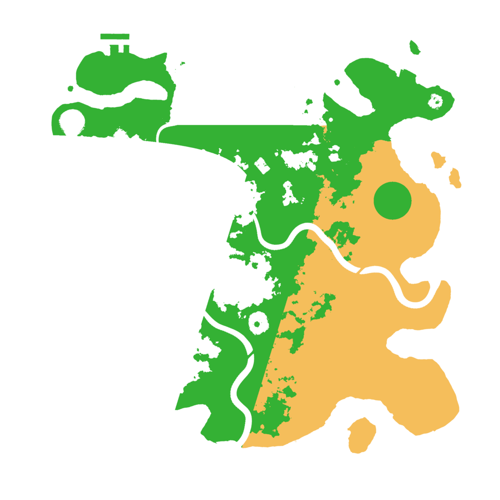 Biome Rust Map: Procedural Map, Size: 3500, Seed: 1842096051