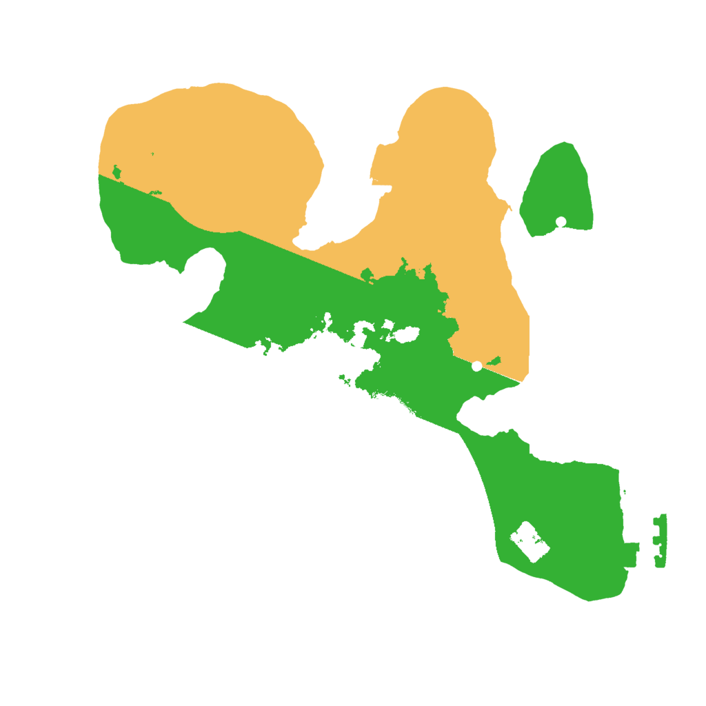 Biome Rust Map: Procedural Map, Size: 2000, Seed: 11109