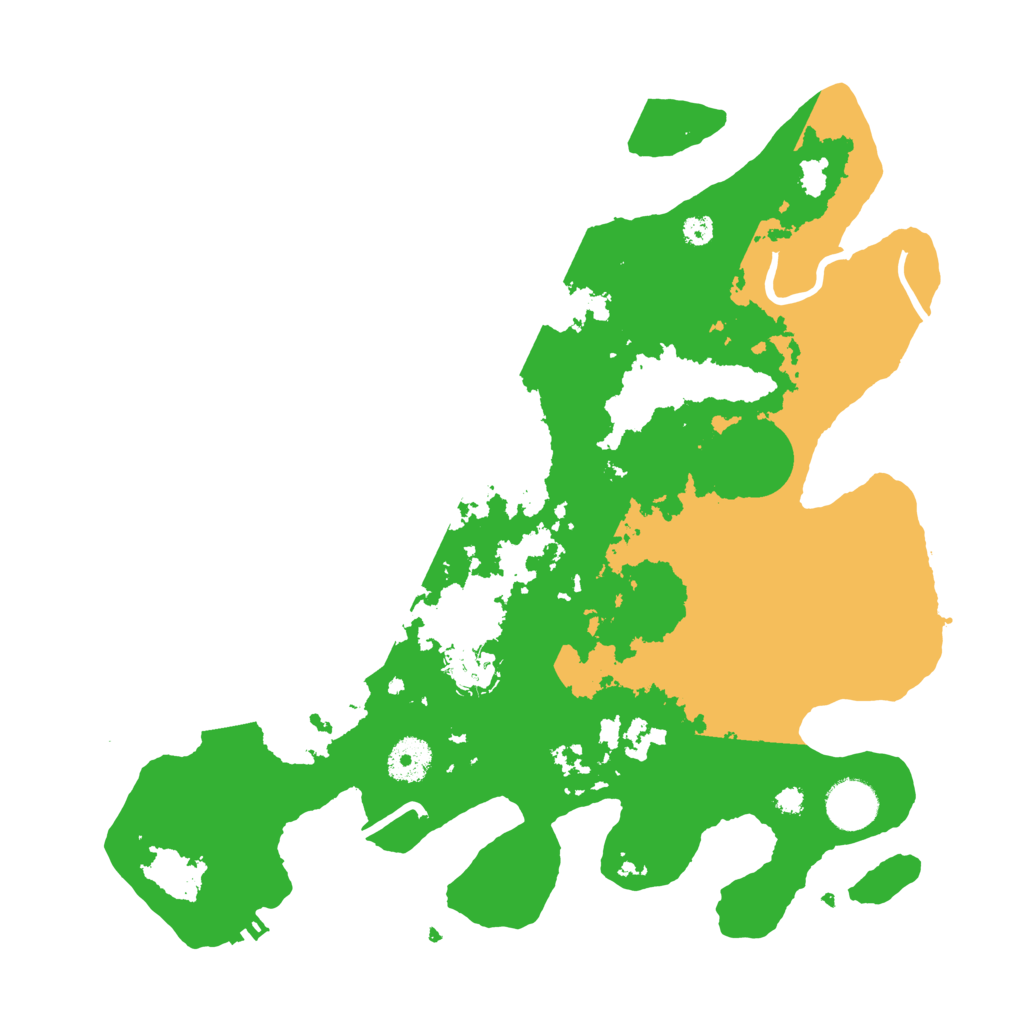 Biome Rust Map: Procedural Map, Size: 3500, Seed: 88545434