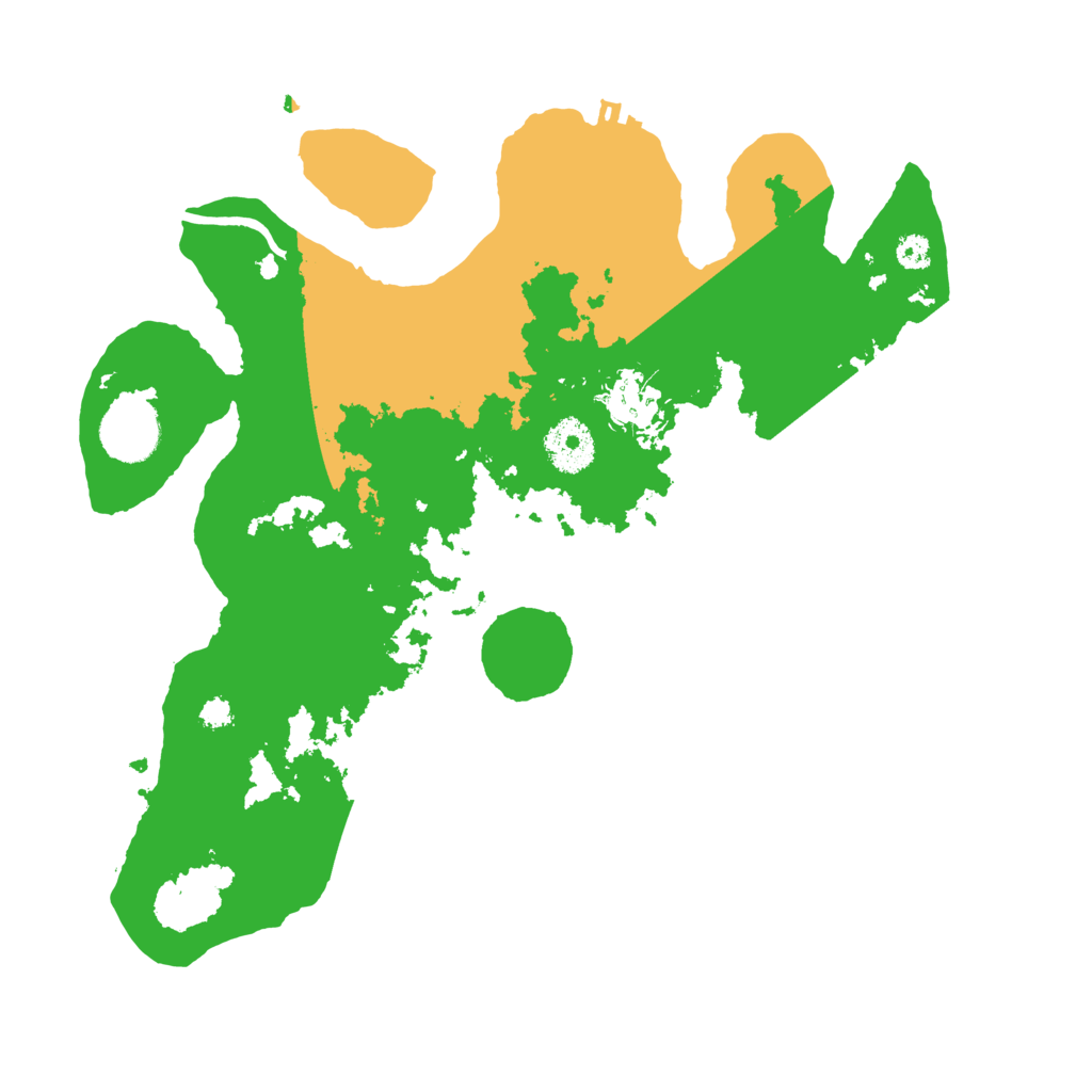 Biome Rust Map: Procedural Map, Size: 3200, Seed: 2008