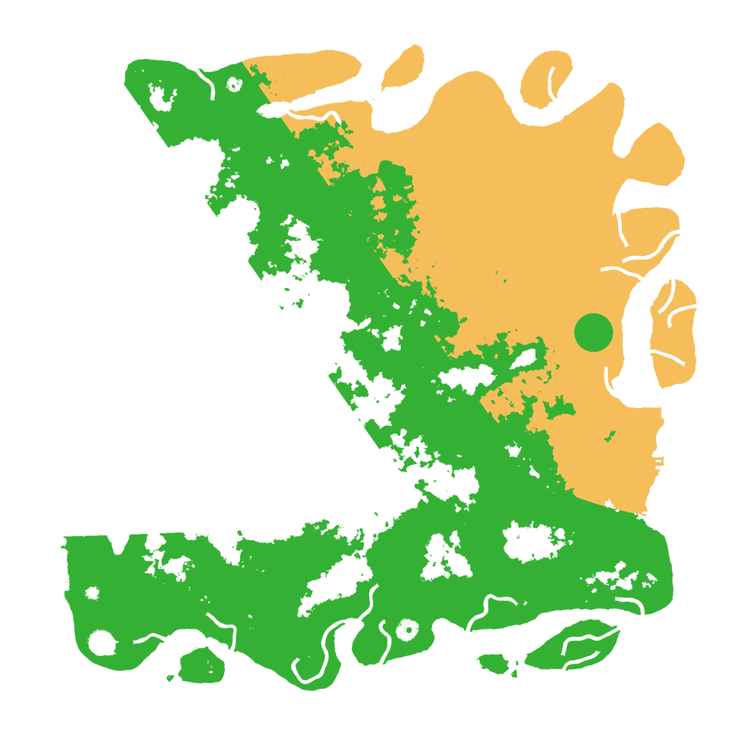 Biome Rust Map: Procedural Map, Size: 5000, Seed: 19686