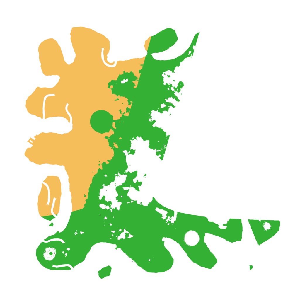 Biome Rust Map: Procedural Map, Size: 3500, Seed: 72388505