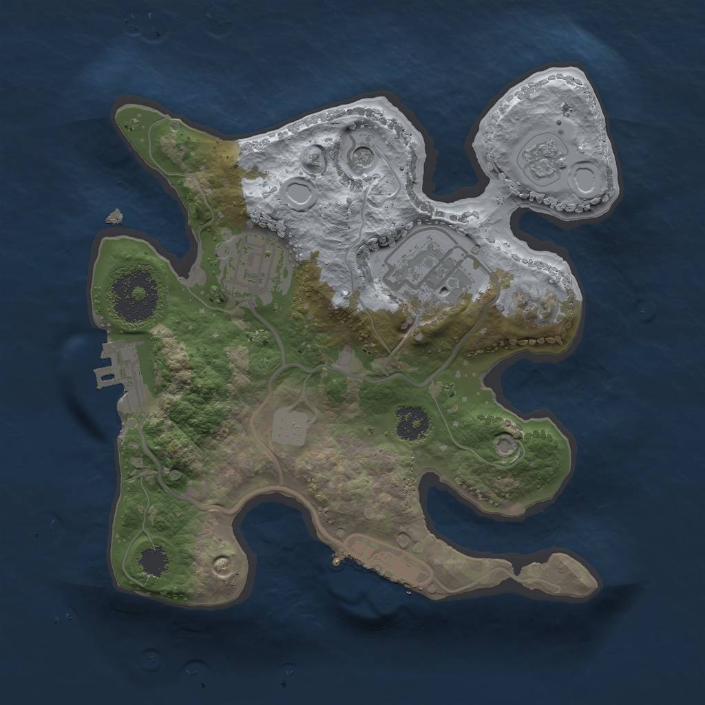 Rust Map: Procedural Map, Size: 2137, Seed: 69, 11 Monuments