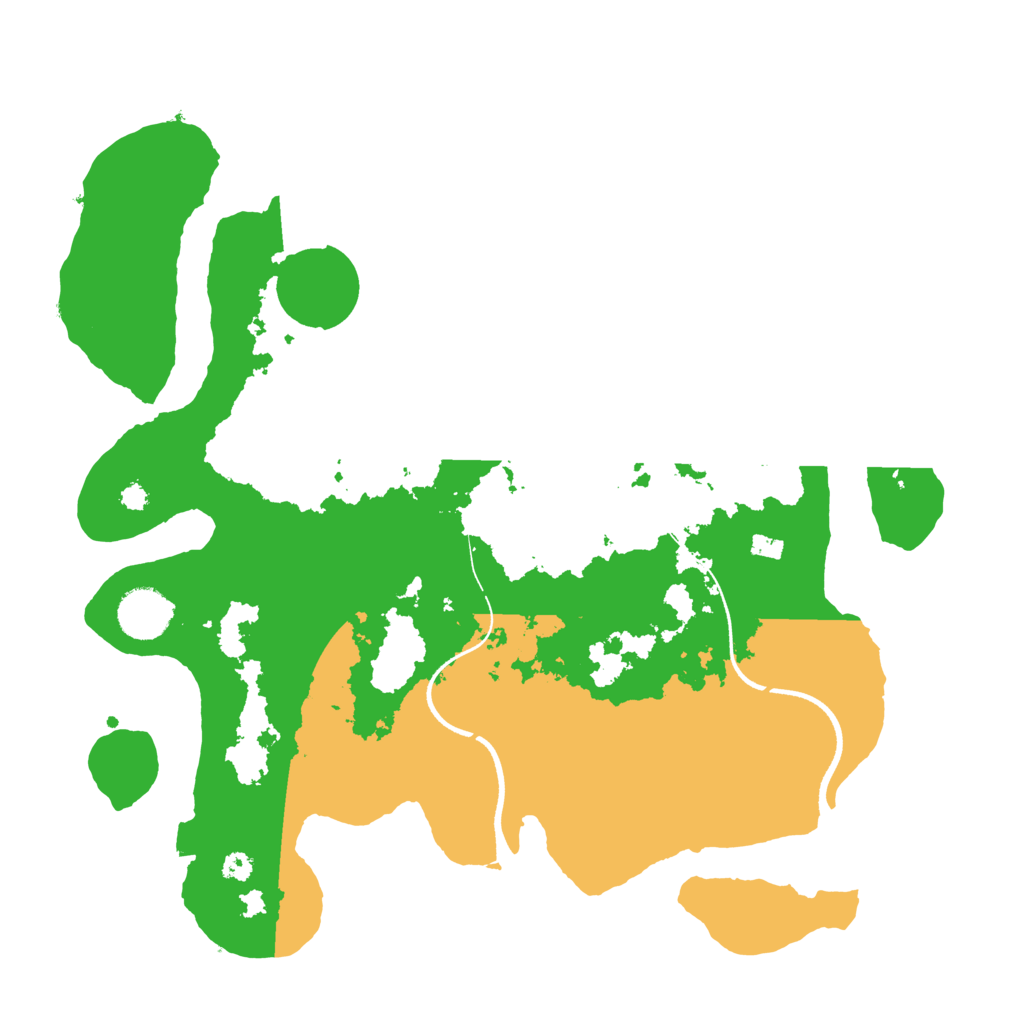 Biome Rust Map: Procedural Map, Size: 3500, Seed: 6796797