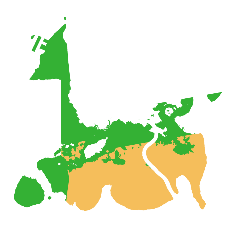 Biome Rust Map: Procedural Map, Size: 3000, Seed: 1159428287