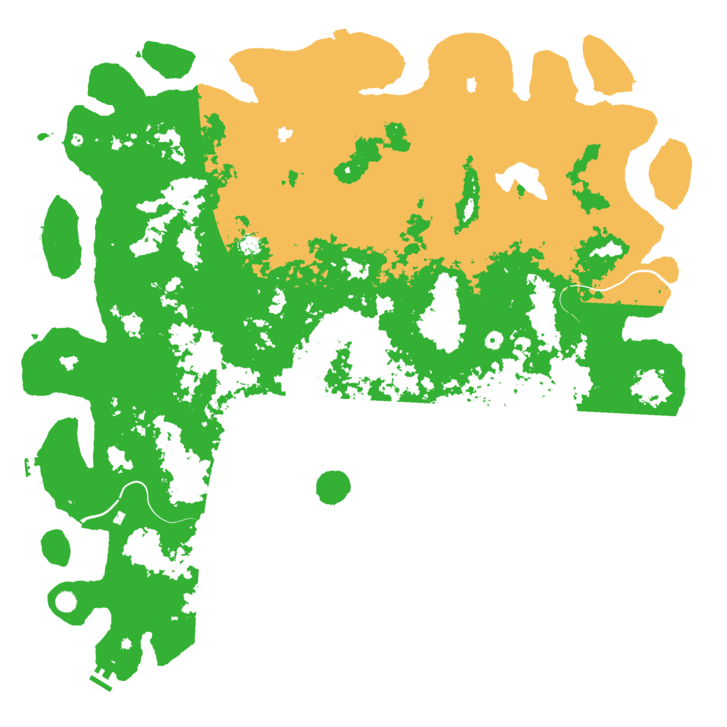 Biome Rust Map: Procedural Map, Size: 6000, Seed: 11674752