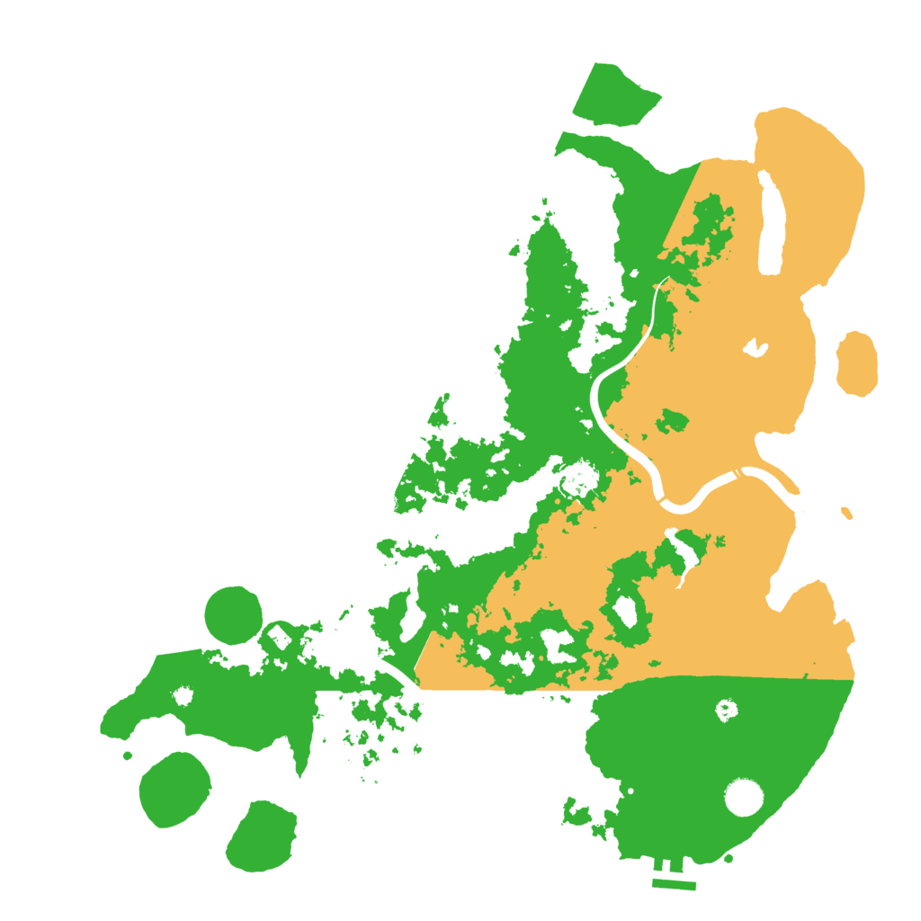 Biome Rust Map: Procedural Map, Size: 4250, Seed: 808108455