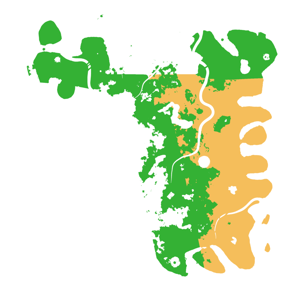 Biome Rust Map: Procedural Map, Size: 4500, Seed: 52964