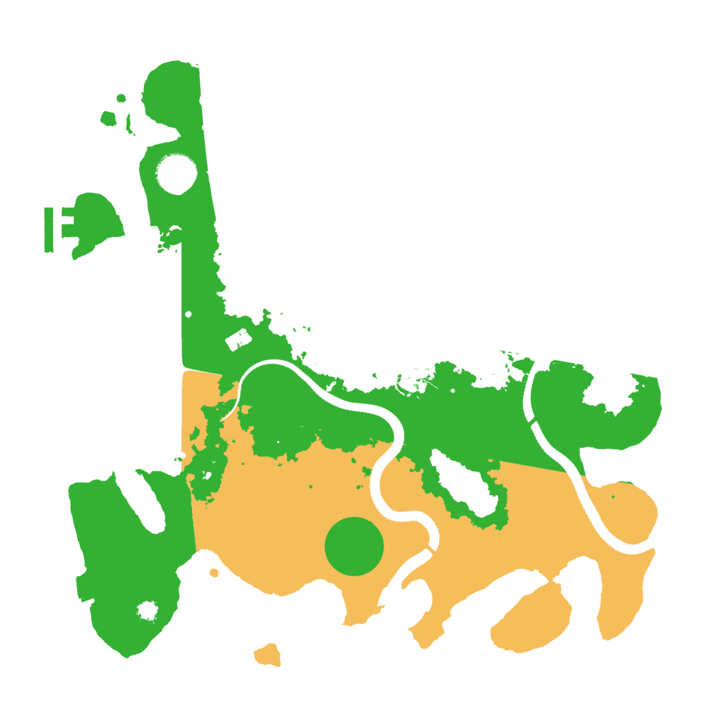 Biome Rust Map: Procedural Map, Size: 3250, Seed: 1400872740