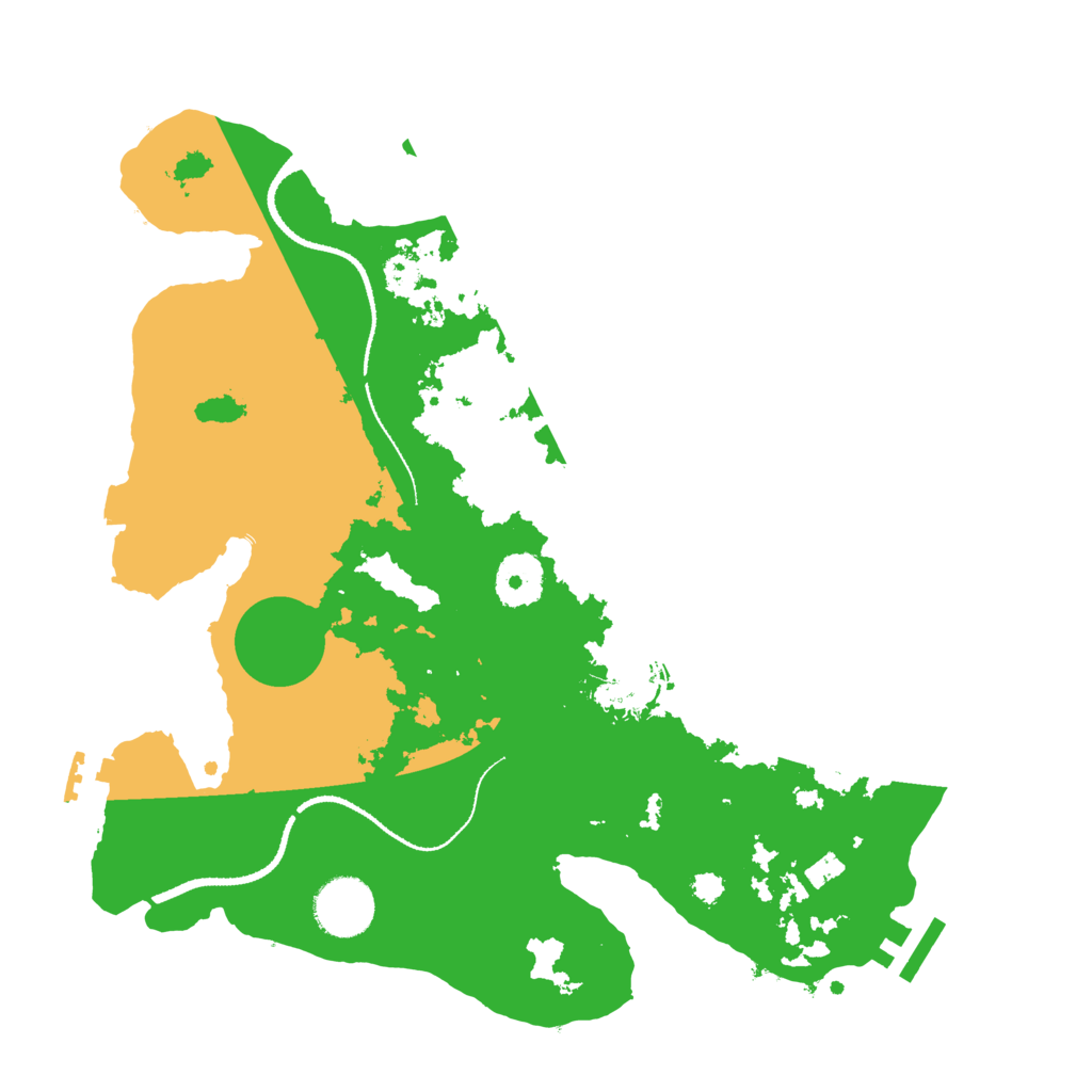 Biome Rust Map: Procedural Map, Size: 3200, Seed: 546528826