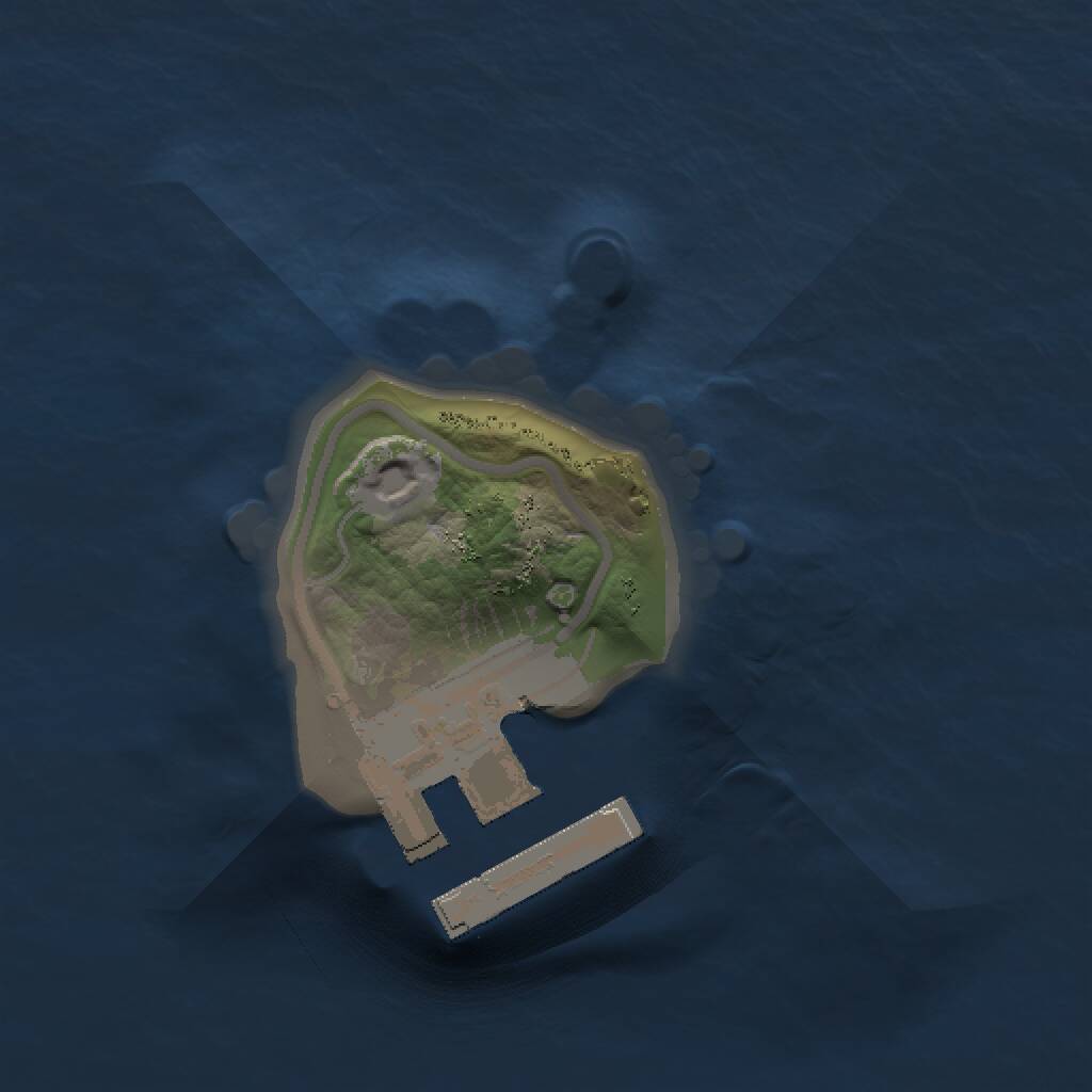 Rust Map: Procedural Map, Size: 1000, Seed: 590638898, 2 Monuments