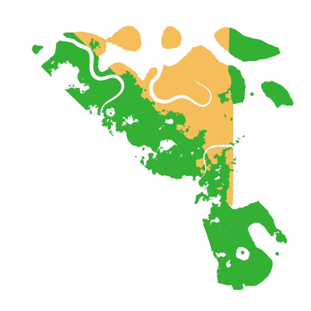 Biome Rust Map: Procedural Map, Size: 3500, Seed: 5044