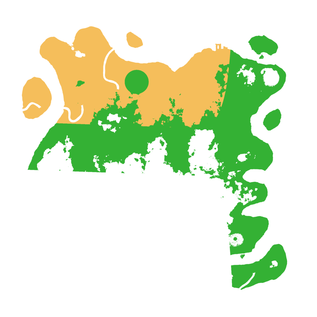 Biome Rust Map: Procedural Map, Size: 3500, Seed: 1253053982