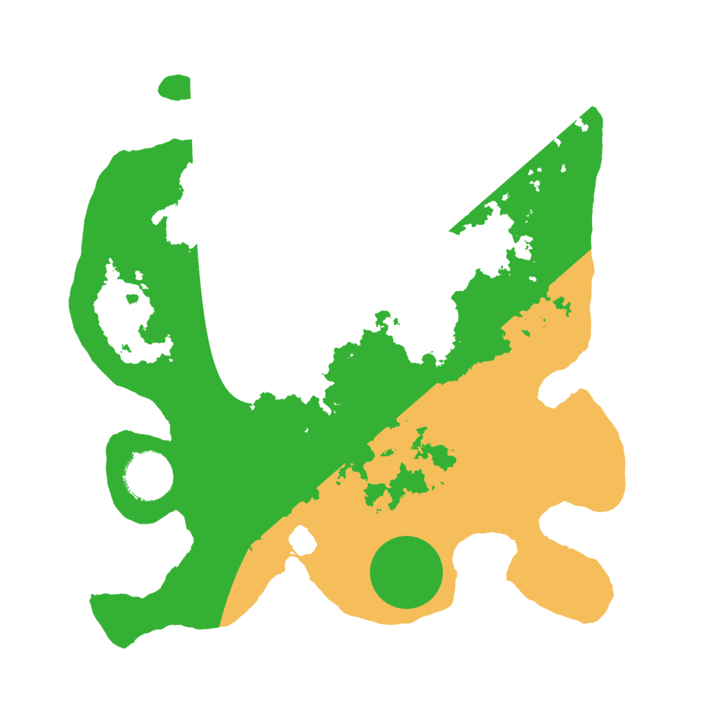 Biome Rust Map: Barren, Size: 2600, Seed: 44545