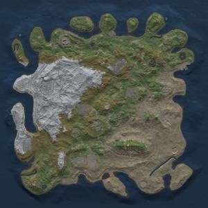 Thumbnail Rust Map: Procedural Map, Size: 4250, Seed: 1553150110, 20 Monuments