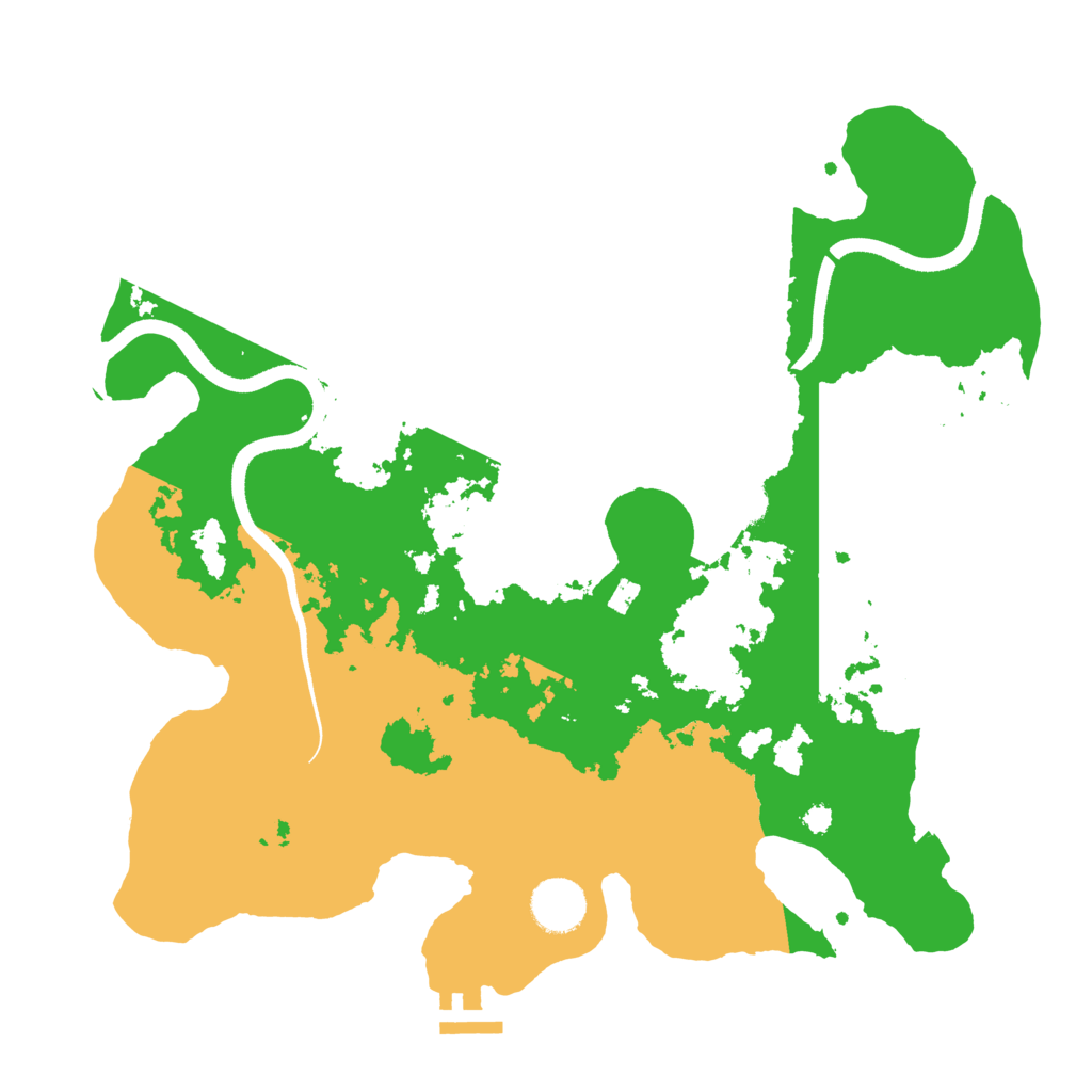 Biome Rust Map: Procedural Map, Size: 3500, Seed: 533745630