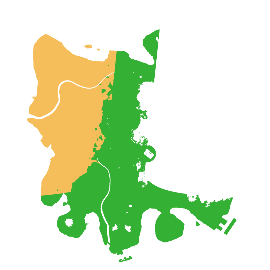 Biome Rust Map: Procedural Map, Size: 3000, Seed: 2145633424