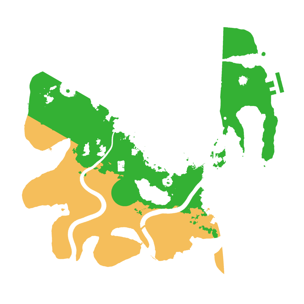 Biome Rust Map: Procedural Map, Size: 3000, Seed: 8181980