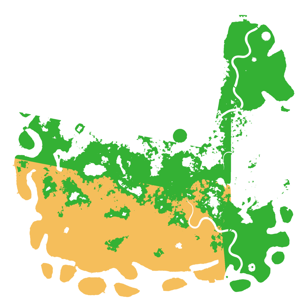 Biome Rust Map: Procedural Map, Size: 6000, Seed: 867865533