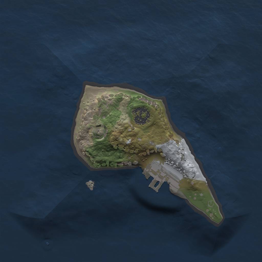 Rust Map: Procedural Map, Size: 1478, Seed: 765801909, 5 Monuments