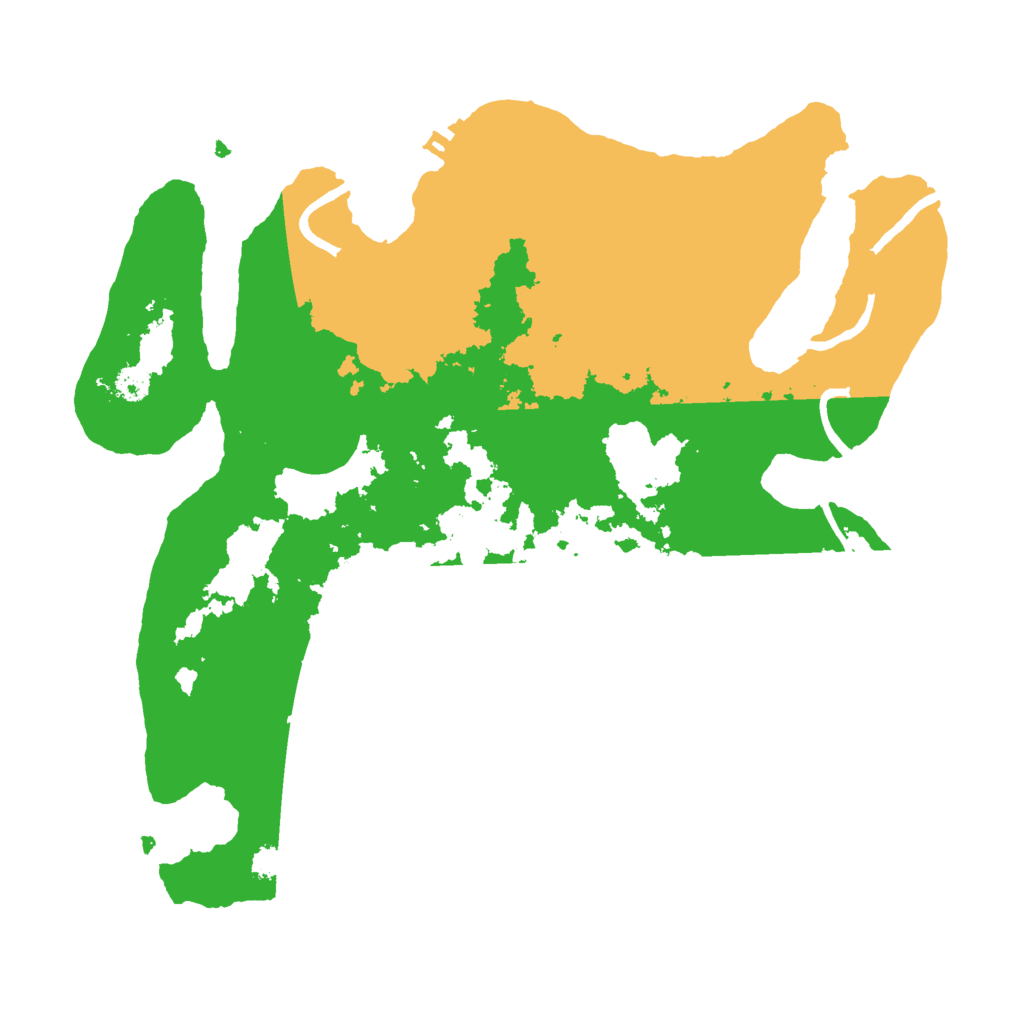 Biome Rust Map: Procedural Map, Size: 3000, Seed: 1987283003