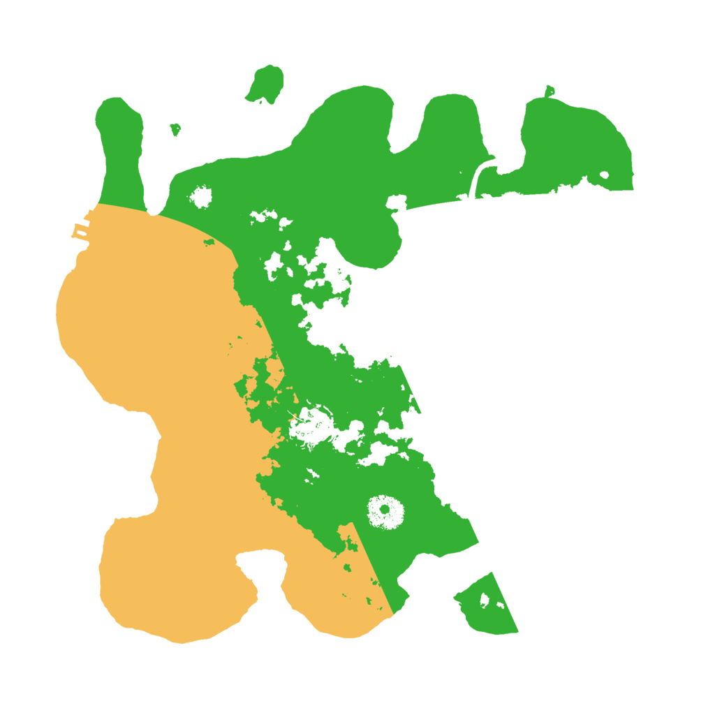 Biome Rust Map: Procedural Map, Size: 3000, Seed: 9666