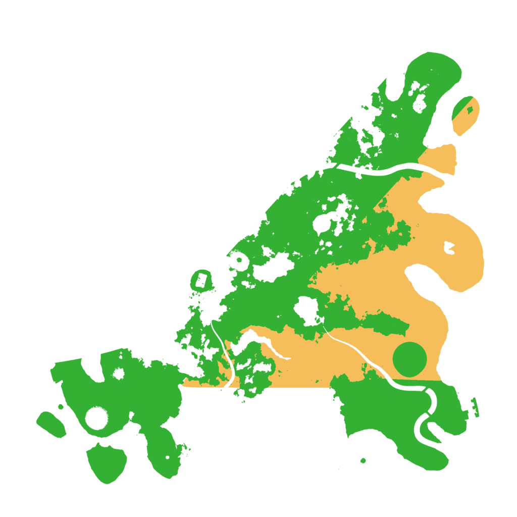 Biome Rust Map: Procedural Map, Size: 4000, Seed: 600501611