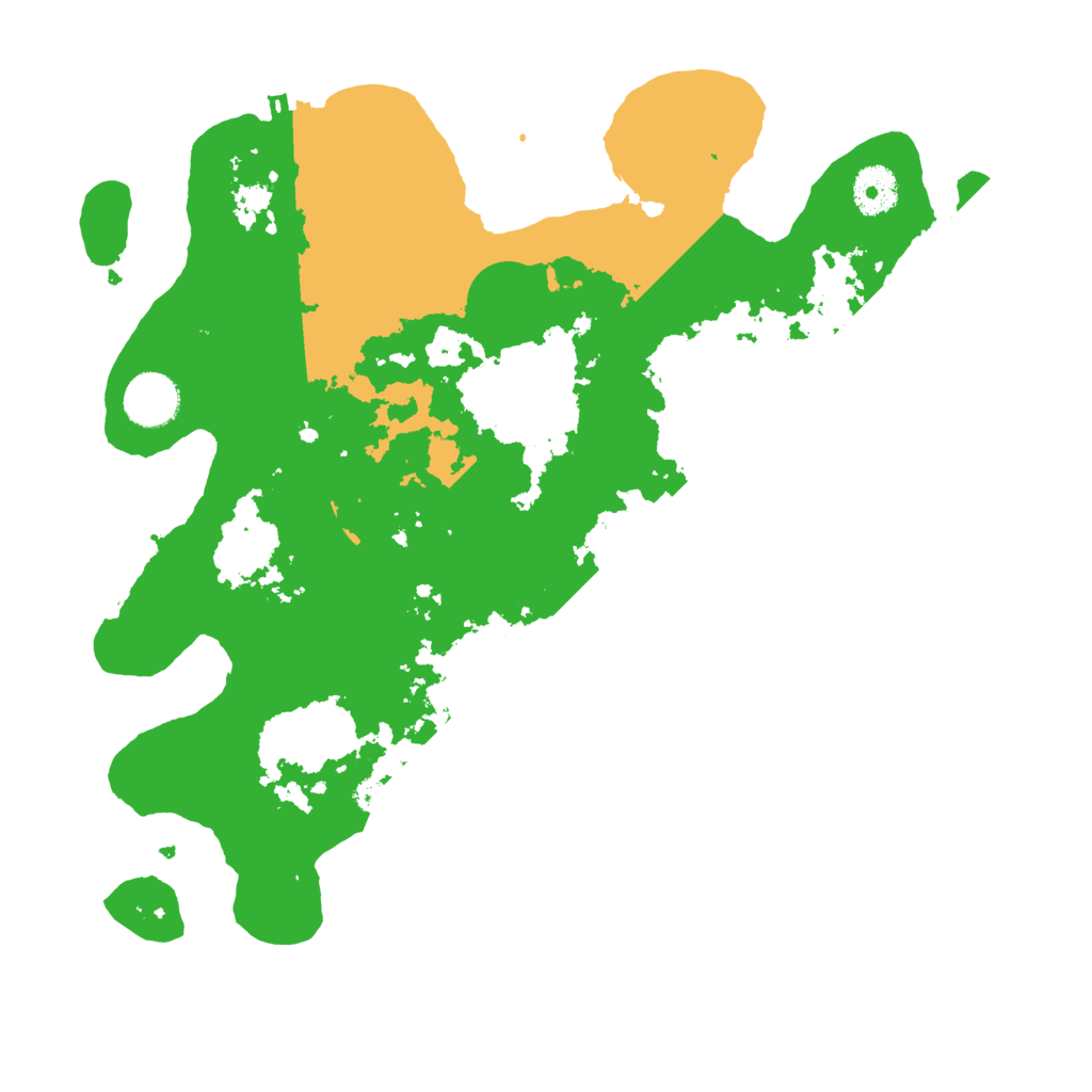 Biome Rust Map: Procedural Map, Size: 3500, Seed: 33397522