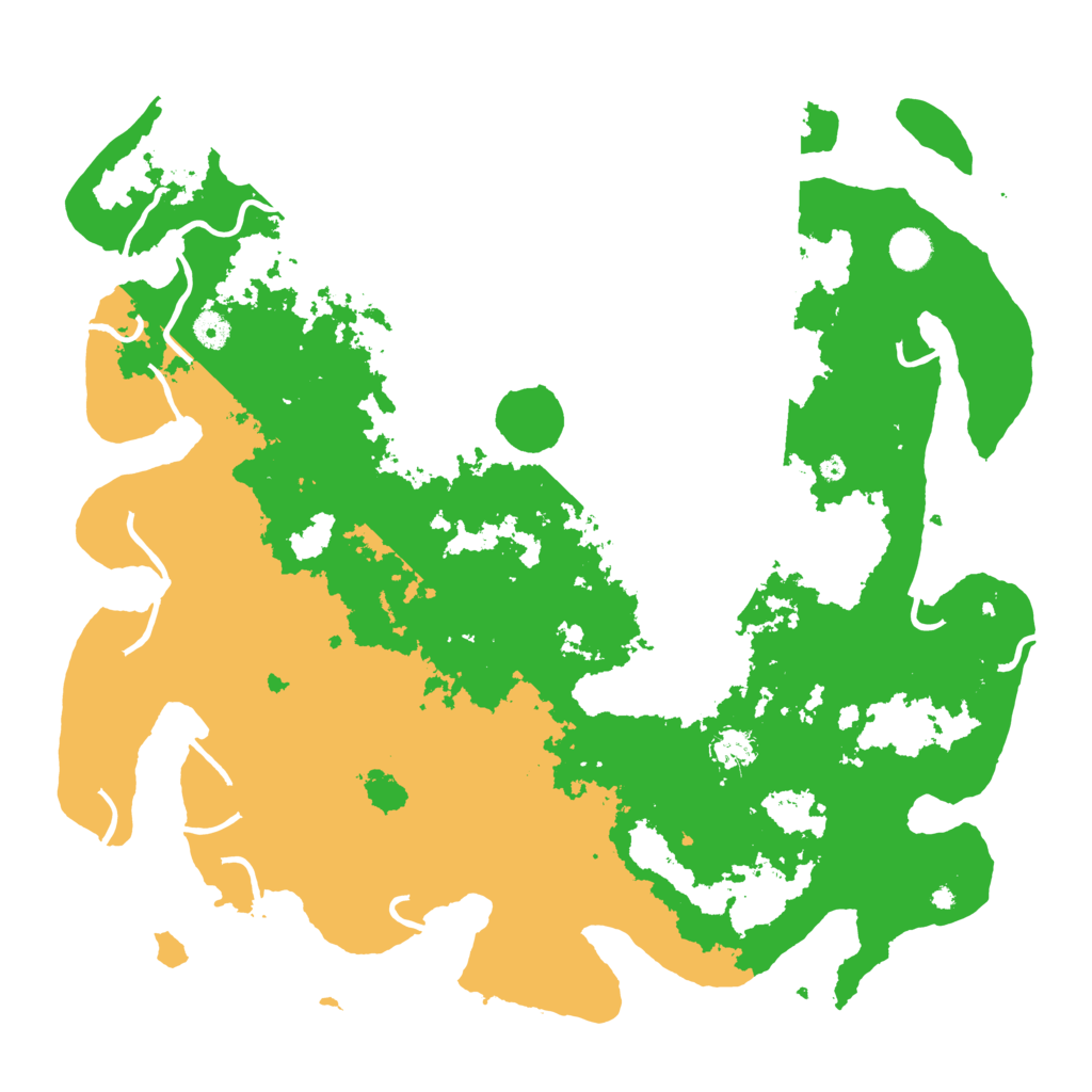 Biome Rust Map: Procedural Map, Size: 4500, Seed: 1172617161