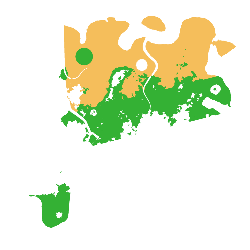 Biome Rust Map: Procedural Map, Size: 3800, Seed: 941033802