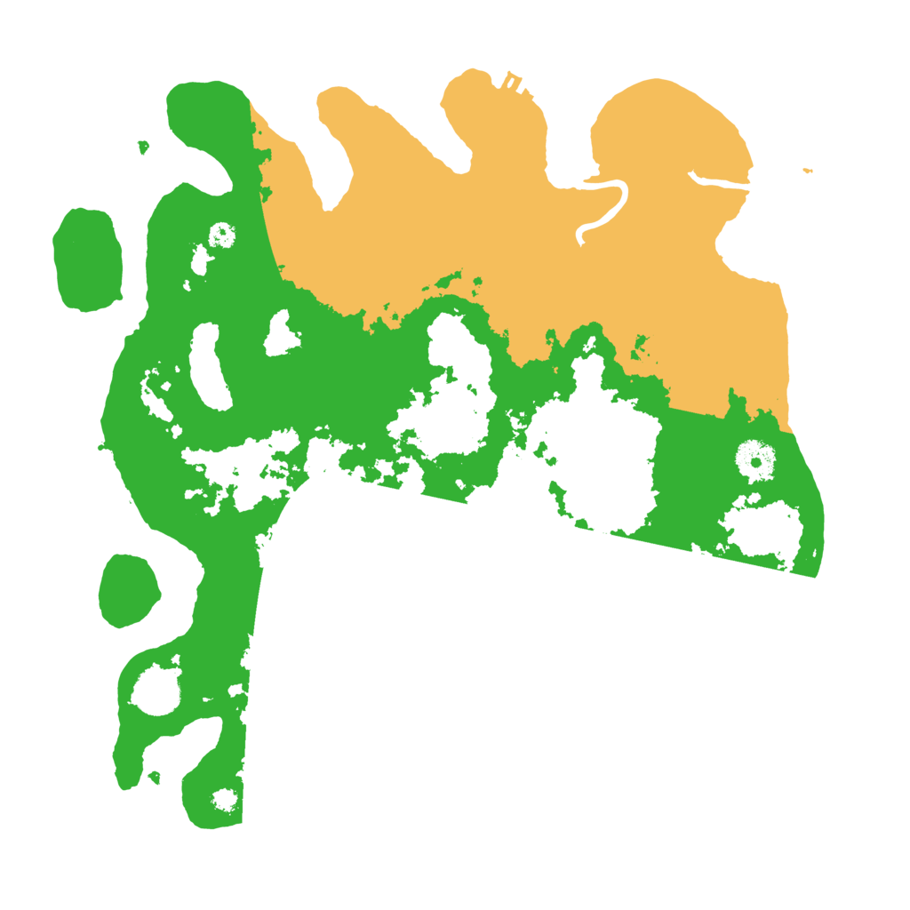 Biome Rust Map: Procedural Map, Size: 3500, Seed: 330860180