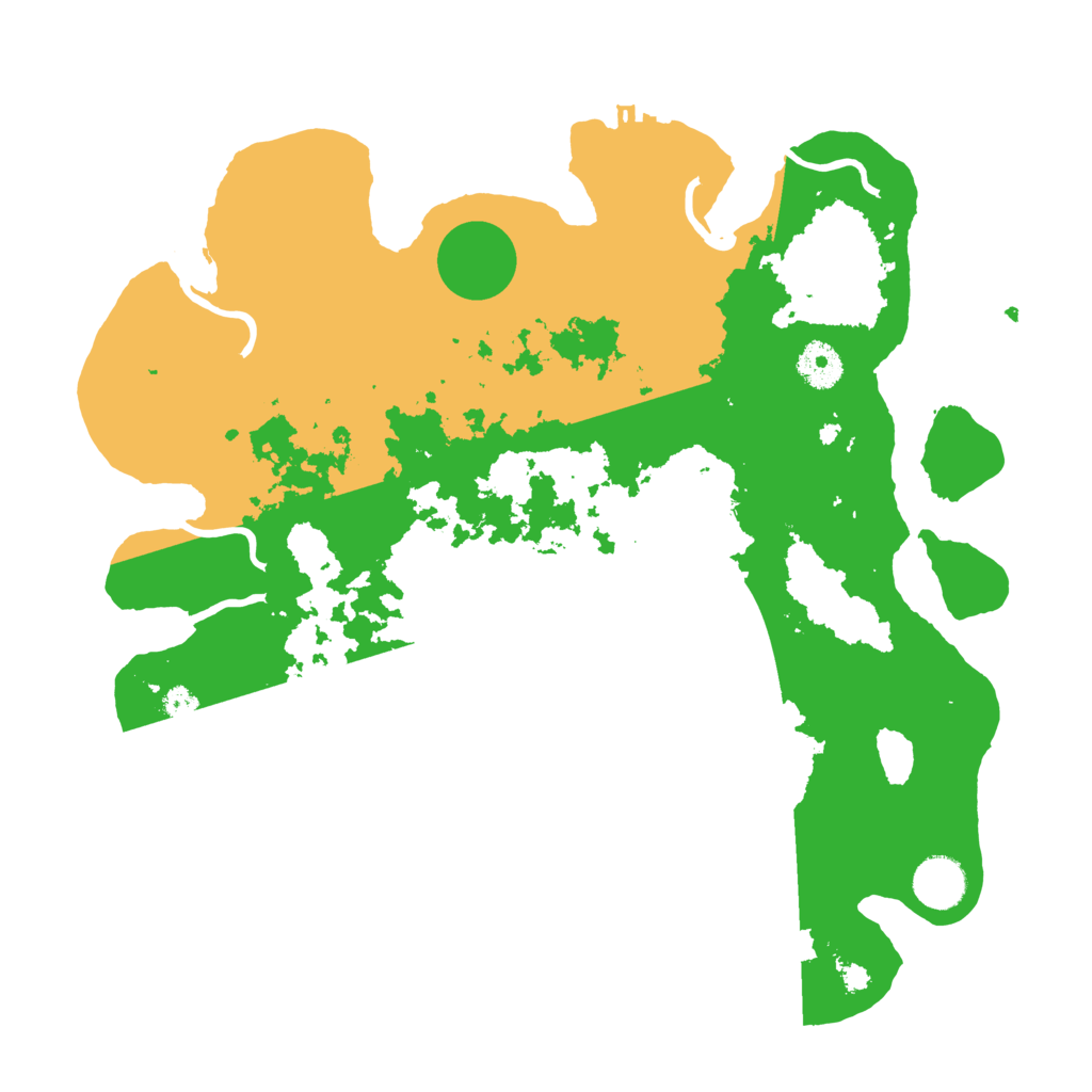 Biome Rust Map: Procedural Map, Size: 3650, Seed: 1243504512