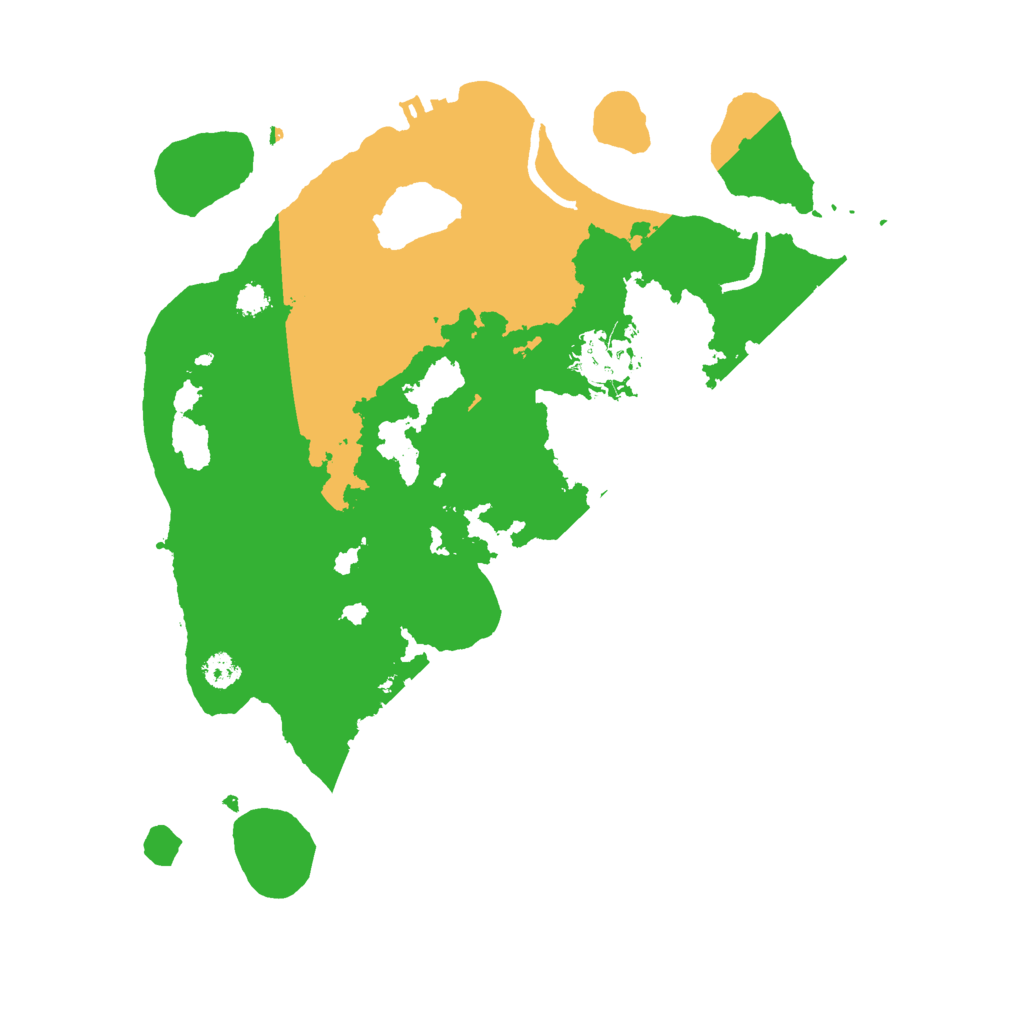 Biome Rust Map: Procedural Map, Size: 3000, Seed: 492230