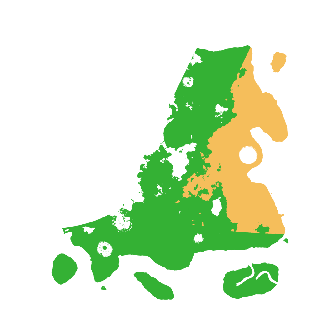 Biome Rust Map: Procedural Map, Size: 3200, Seed: 7345723