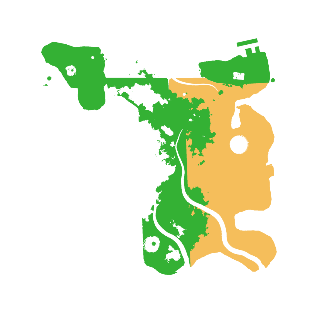 Biome Rust Map: Procedural Map, Size: 3000, Seed: 2395