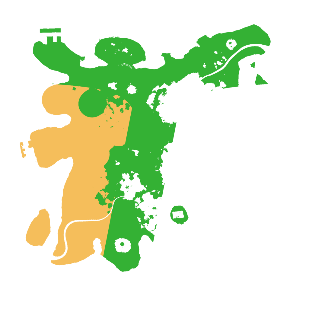 Biome Rust Map: Procedural Map, Size: 3000, Seed: 19164219