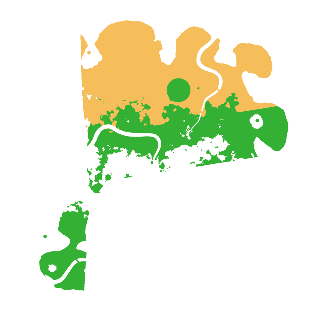 Biome Rust Map: Procedural Map, Size: 3500, Seed: 90987034