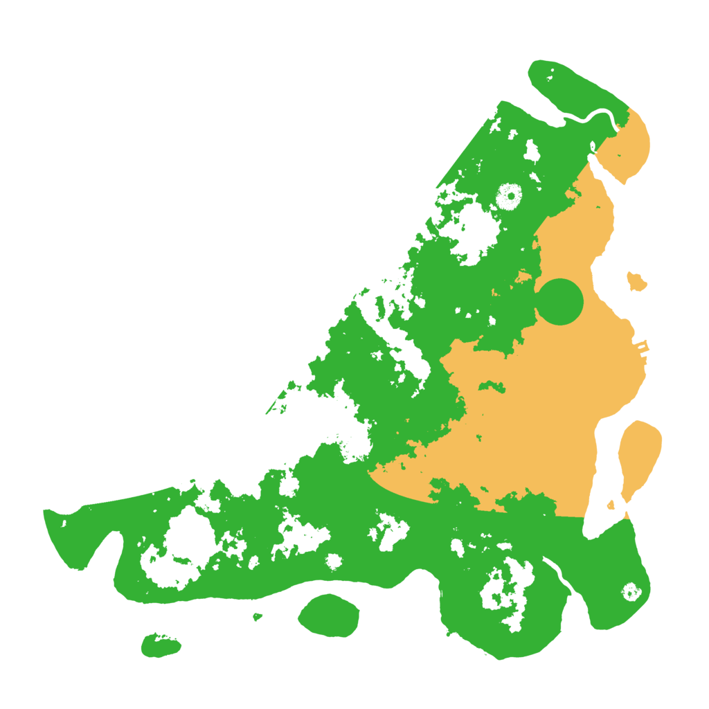 Biome Rust Map: Procedural Map, Size: 4000, Seed: 139958