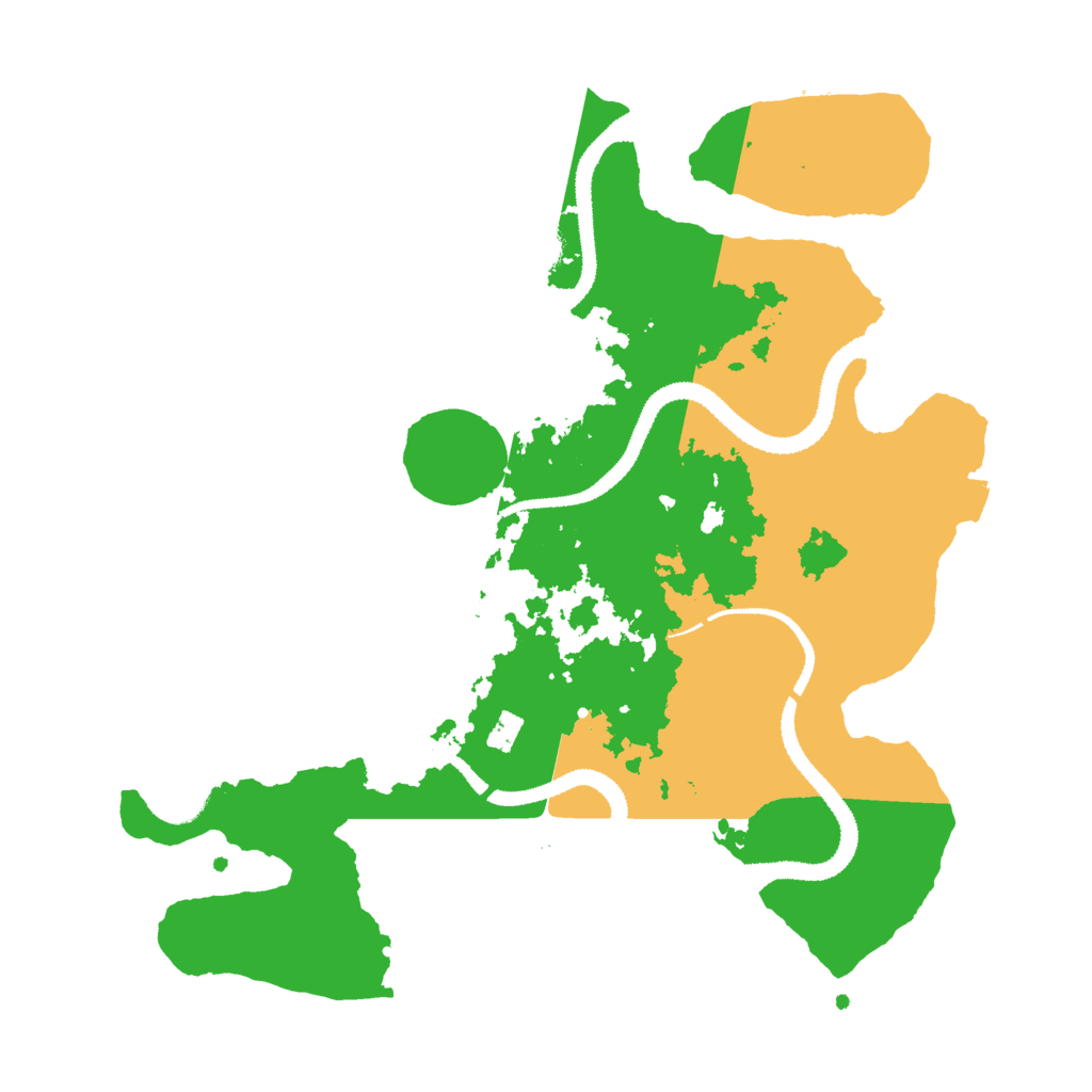 Biome Rust Map: Procedural Map, Size: 3000, Seed: 7569