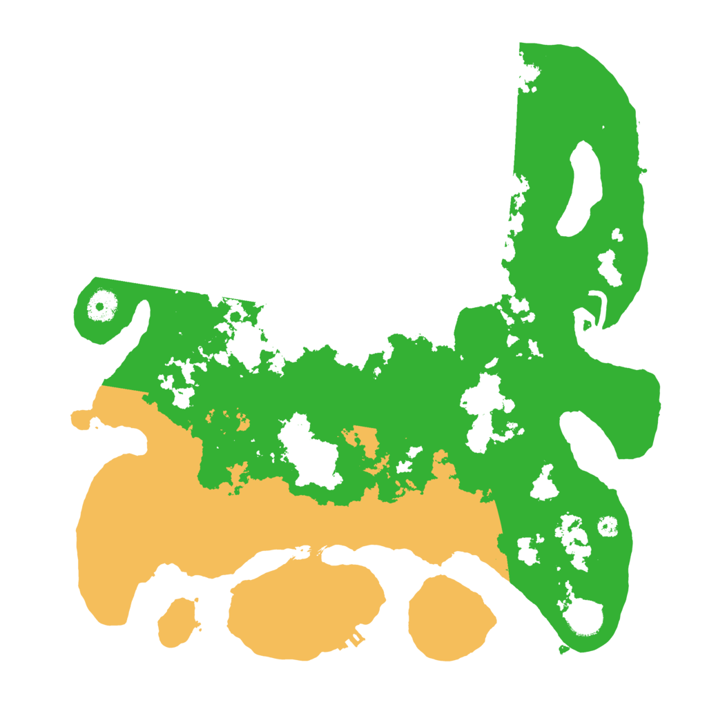 Biome Rust Map: Procedural Map, Size: 3500, Seed: 450135365