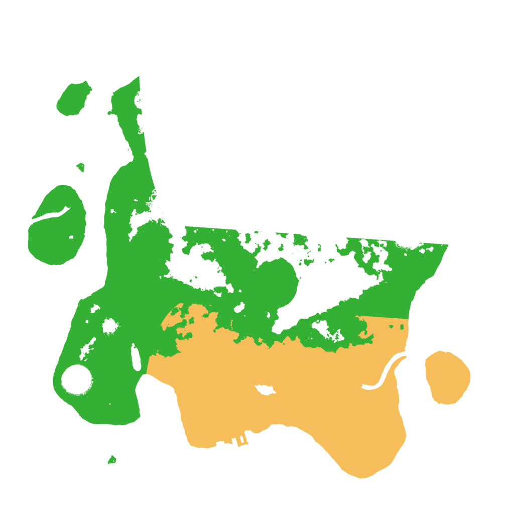 Biome Rust Map: Procedural Map, Size: 3000, Seed: 983603107