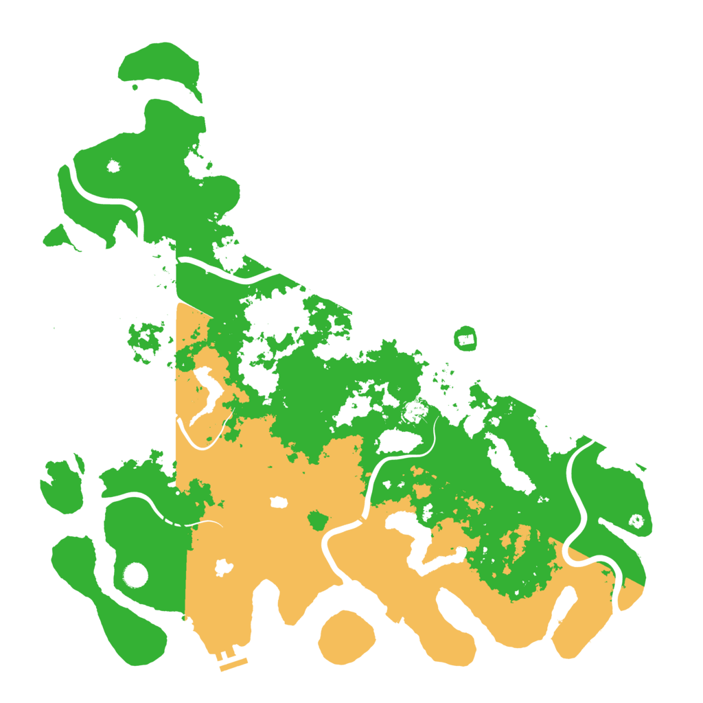 Biome Rust Map: Procedural Map, Size: 5000, Seed: 9090461