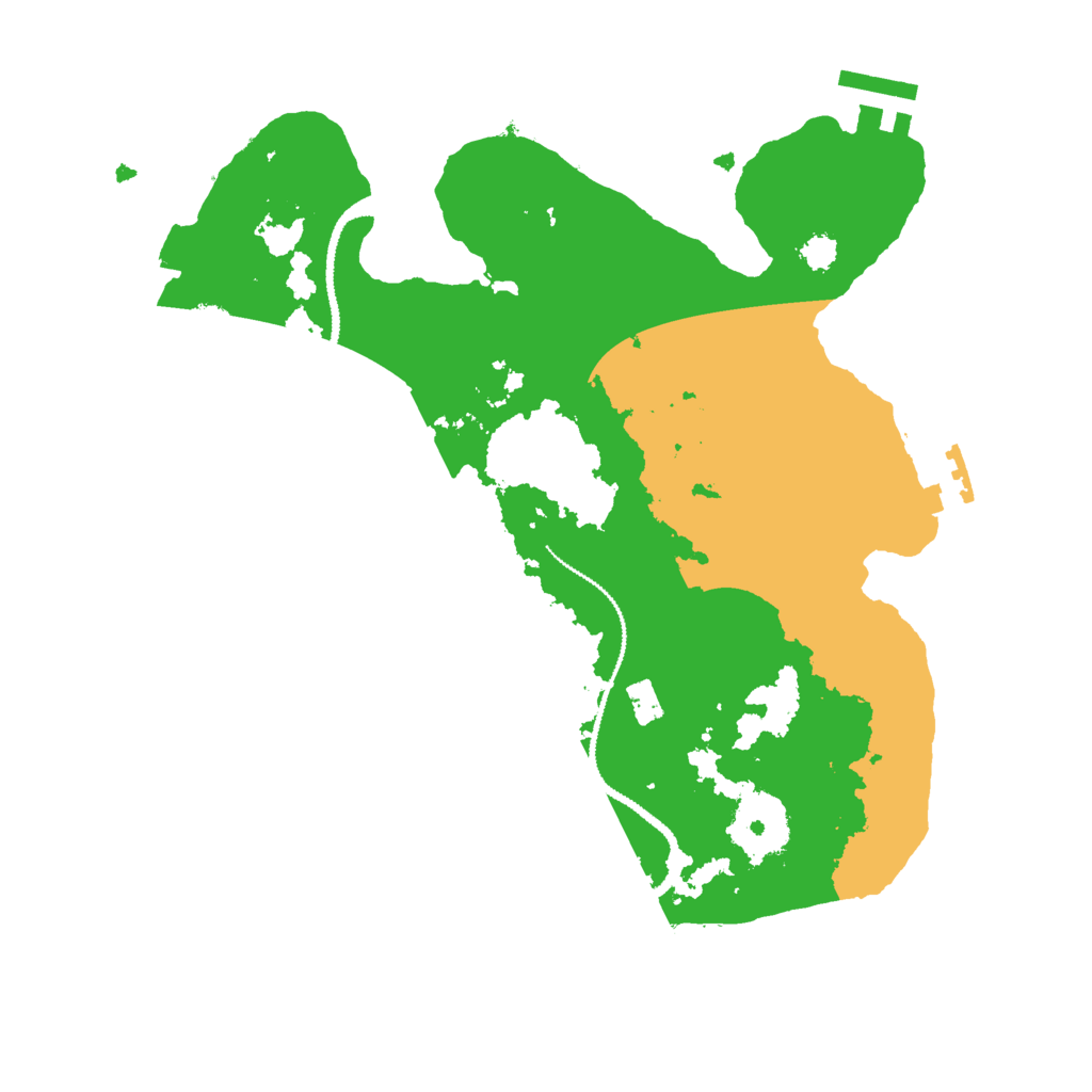 Biome Rust Map: Procedural Map, Size: 2800, Seed: 1715681242
