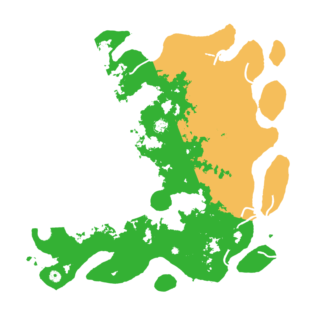 Biome Rust Map: Procedural Map, Size: 4000, Seed: 97531