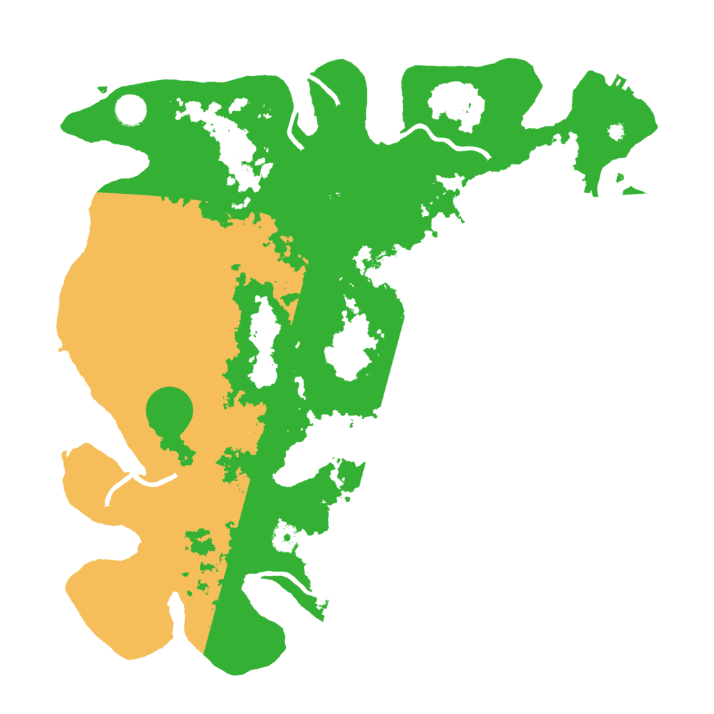 Biome Rust Map: Procedural Map, Size: 4000, Seed: 99287